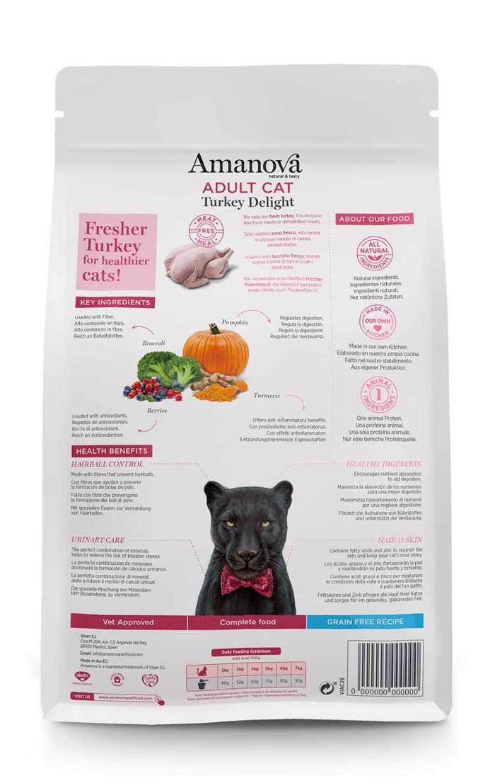 AMANOVA XIRA TROFI GTAS ADULT CAT TURKEY DELIGHT 1.5KG